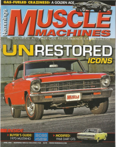 HEMMINGS MUSCLE MACHINES 2014 APR - 442, GTO, R/T, NOVA SS, BOSS 9